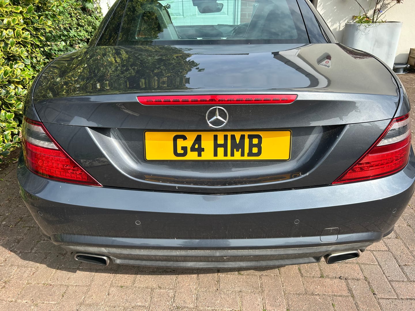 Customer photo review of Metal Pressed Number Plate (standard)- 520mm x 111mm