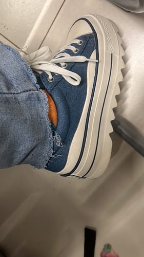Customer photo review of Zapatilla Plataforma Denim Mujer 33740