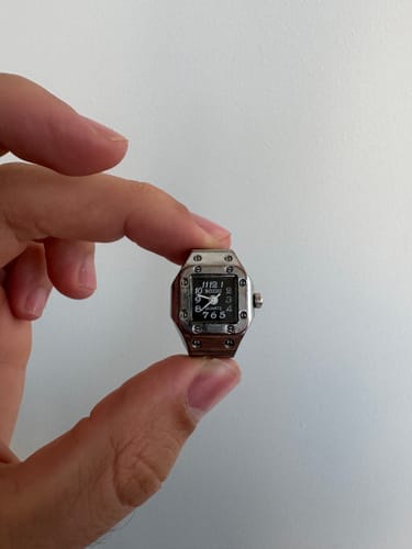 Customer photo review of SANTOS RING | SILVER BLACK