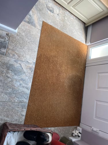 Customer photo review of Custom Size 17mm Coir Matting