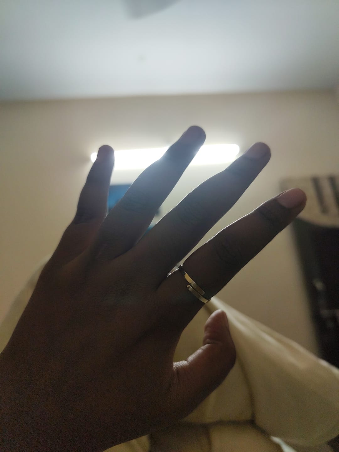 Customer photo review of Lovers Adjustable Ring