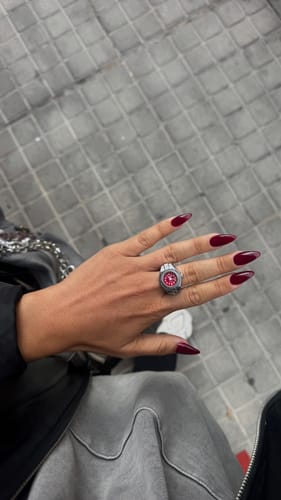 Customer photo review of MILANO RING | SILVER RED