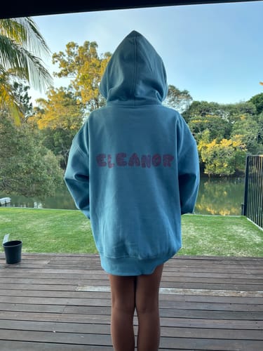 Customer photo review of Tamworth CCC25 - Oversized Hoodie- Glacier Blue
