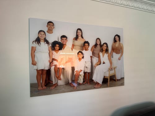 Customer photo review of Acrylic Mounting Panel - 80 x 120 cm