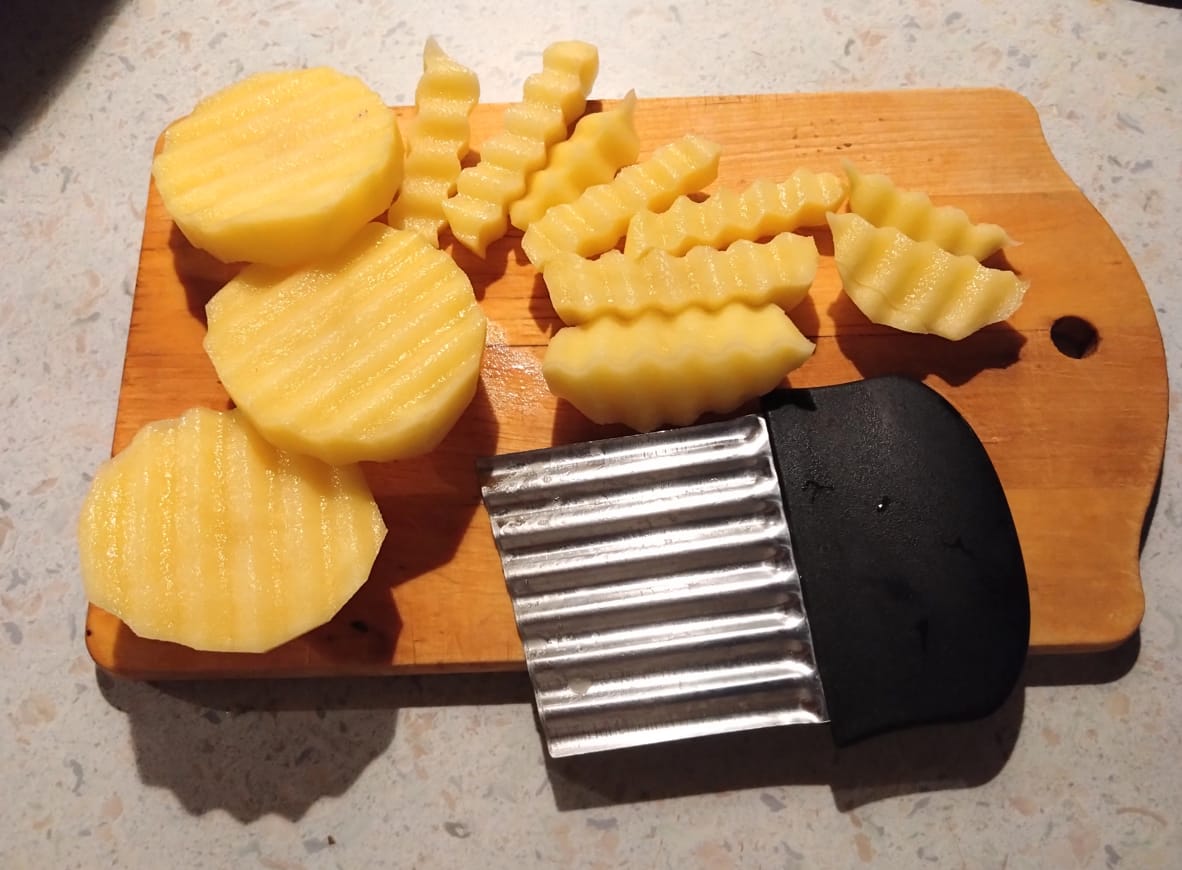 Customer photo review of Stainless Steel Crinkle Cutter