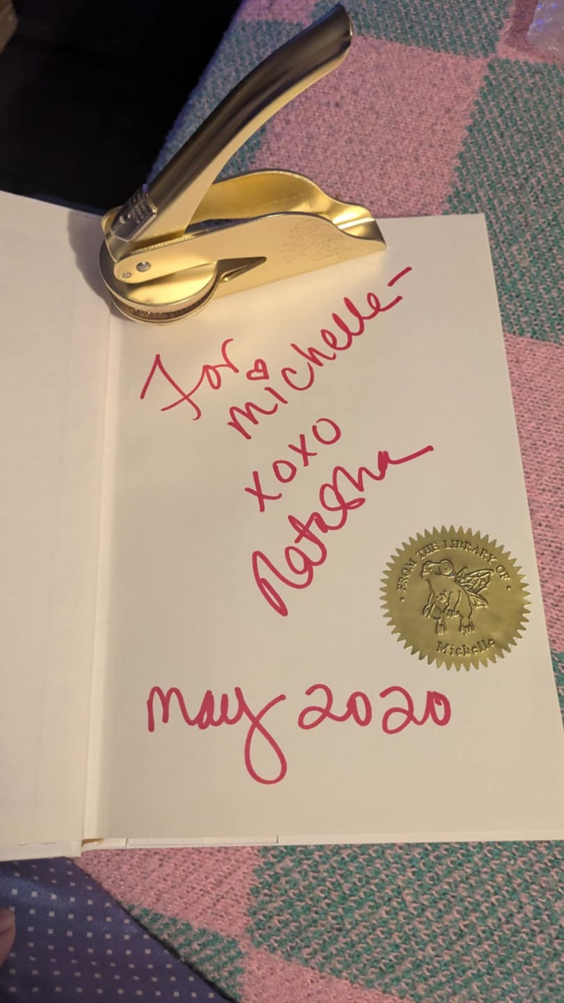 Customer photo review of Custom Book Embosser