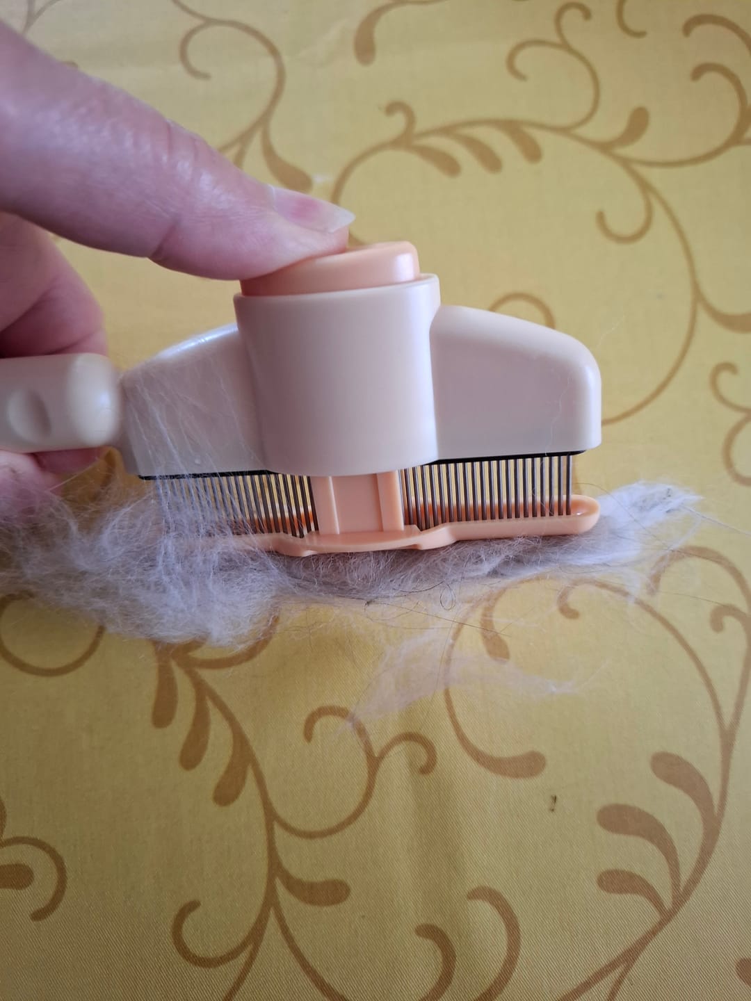 Customer photo review of Fur Lightning Brush