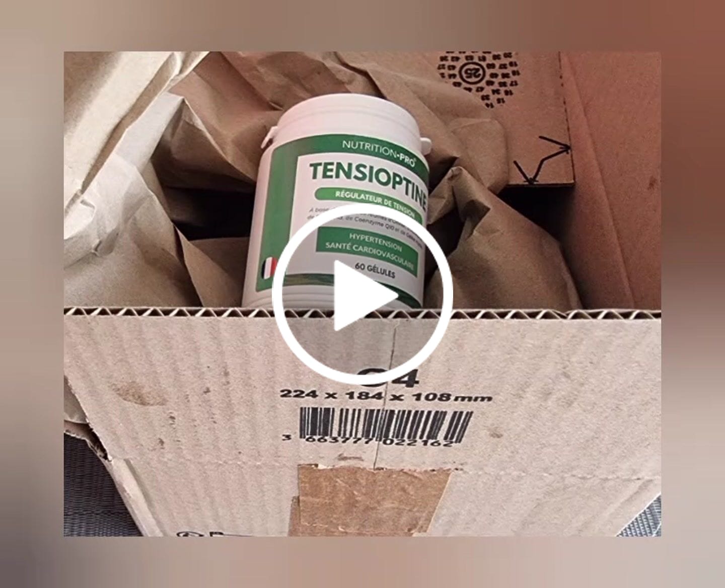 Customer video review of TENSIOPTINE - 60 GÉLULES