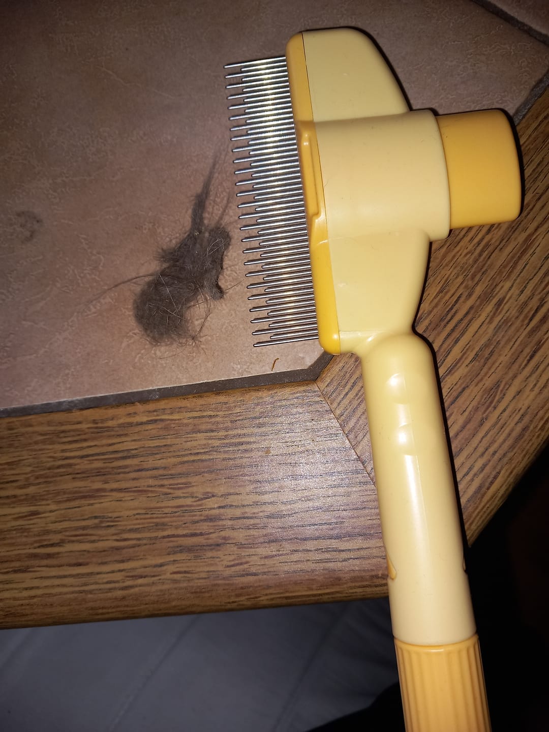 Customer photo review of Fur Lightning Brush