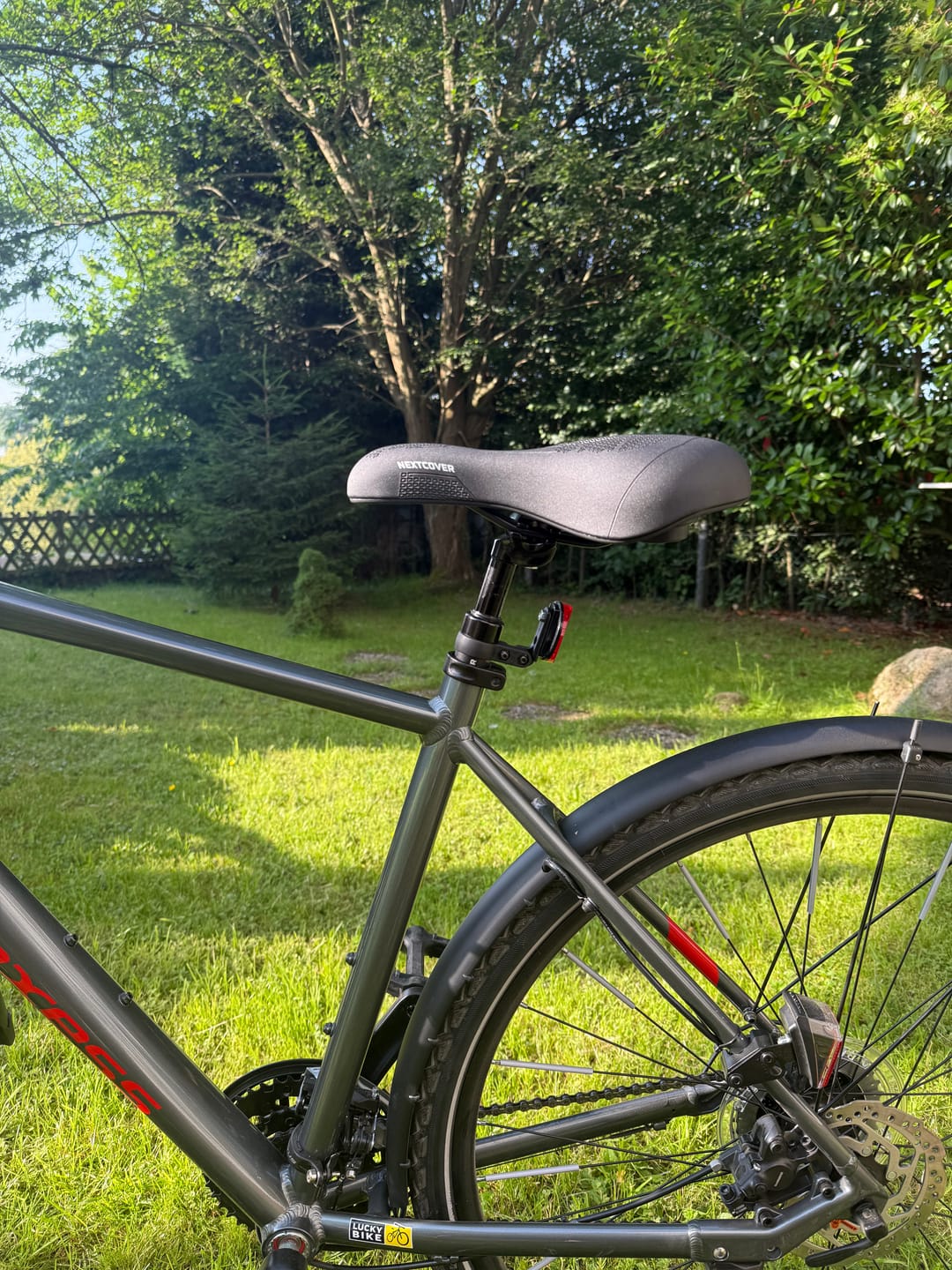 Customer photo review of ComfortSet - Fahrradsattel & gefederte Sattelstütze