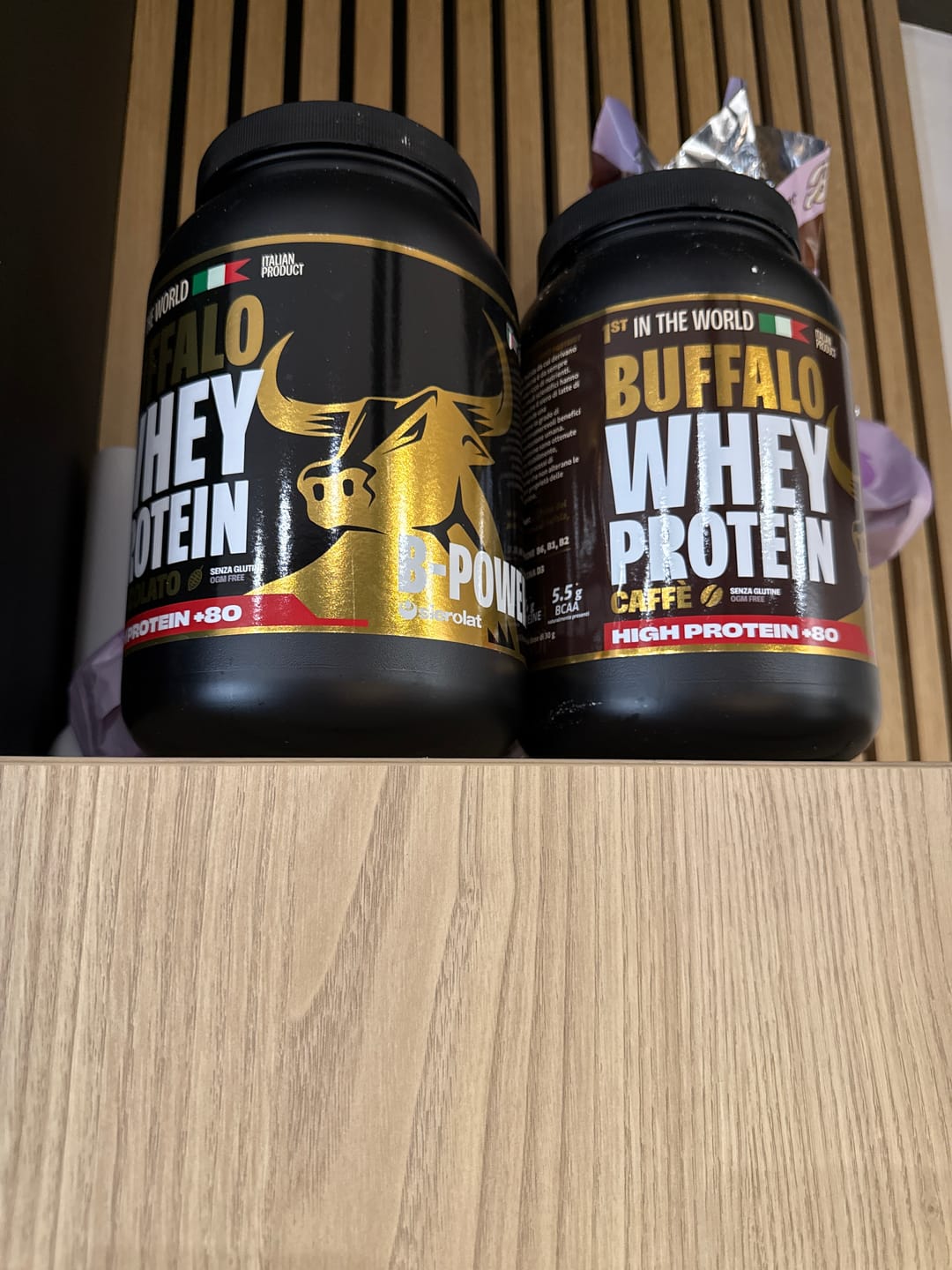 Customer photo review of +80 High Protein - Buffalo Whey Gusto Caffè- Proteine in Polvere