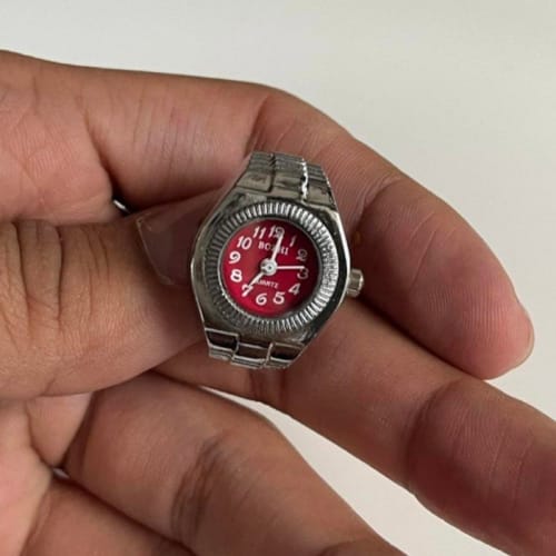 Customer photo review of MILANO RING | SILVER RED