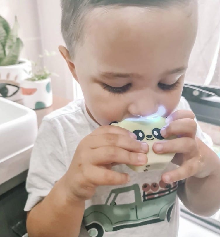 Customer photo review of Sonic Brush® Kids