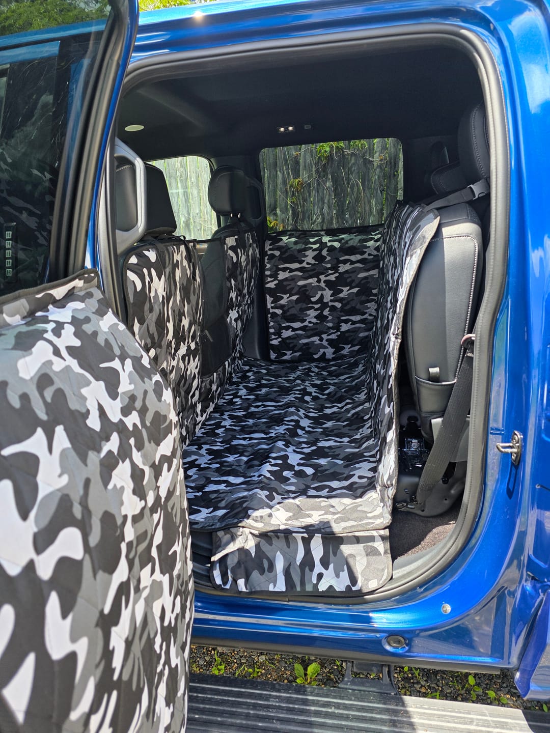 Customer photo review of Floor Hammock for Crew Cab Trucks - Passenger Side