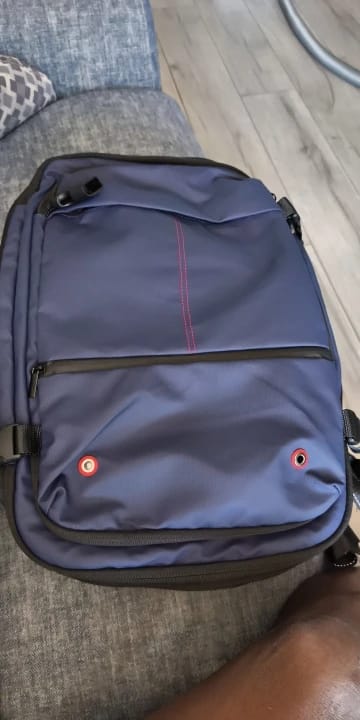Customer photo review of Oxford Vacuum Compression Backpack 17 Inch Laptop Business Large Capacity — Black | KIMLUD
