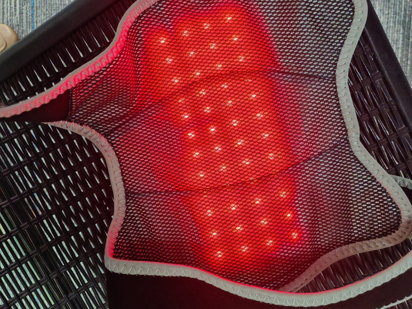 Customer photo review of Red Light Therapy Multi Joint Wrap