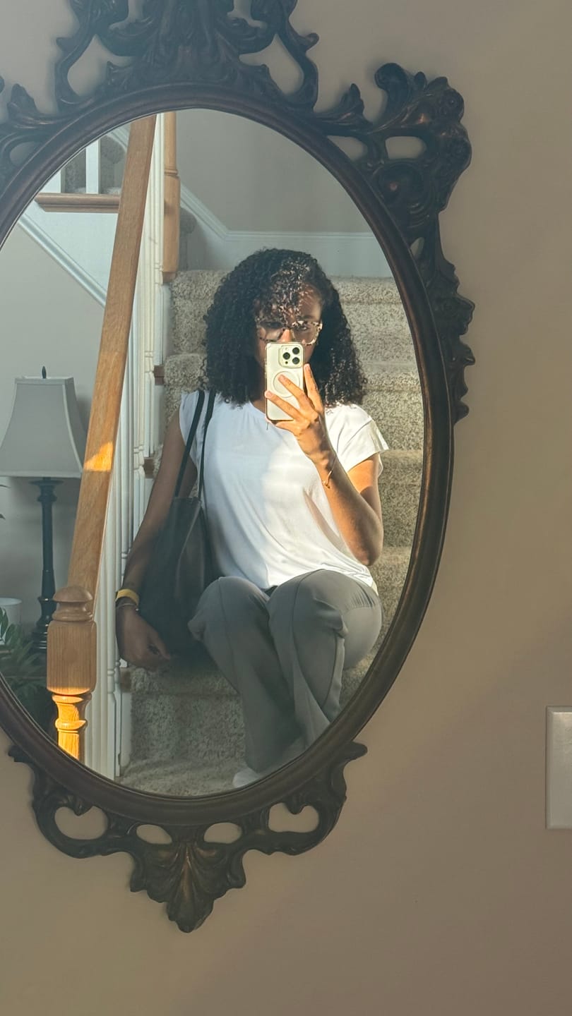 Customer photo review of RELAXED TEE