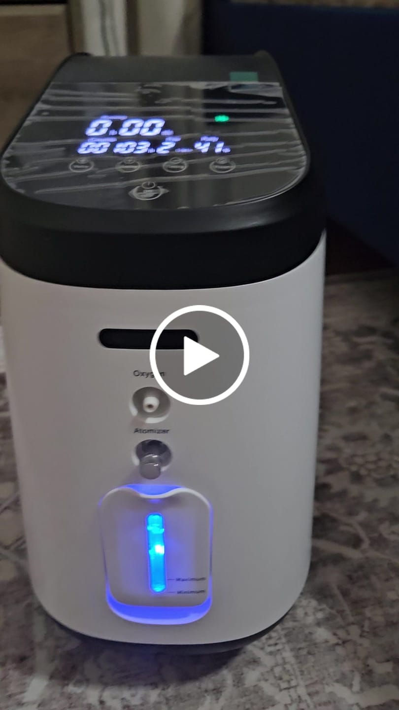 Customer video review of VARON 1-8L/min Home Oxygen Concentrator VH-2 PRO