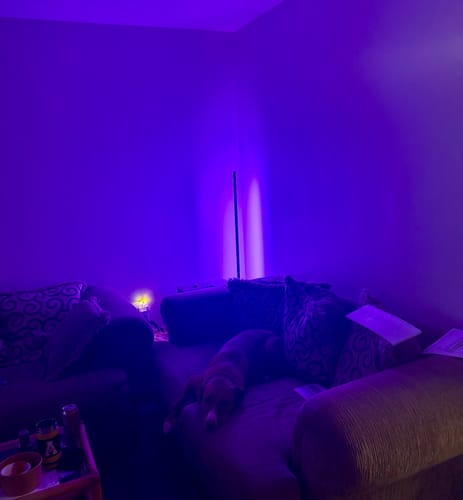 Customer photo review of LITE TOWER - MODERN STYLED LED CORNER LAMP