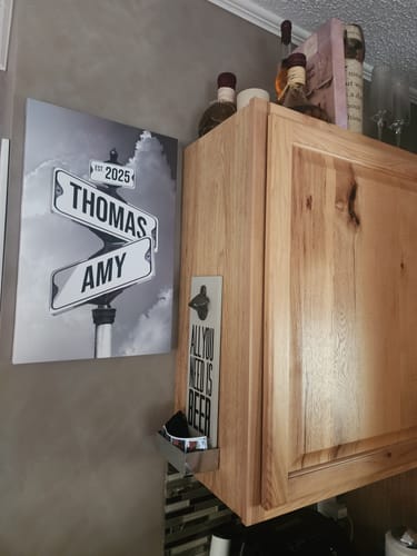 Customer photo review of COUPLES DATE OF LOVE by Cstm Canvas