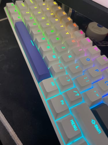 Customer photo review of DrunkDeer G60 - Wired Actuation-Distance-Adjustable Magnetic Switch Gaming Keyboard