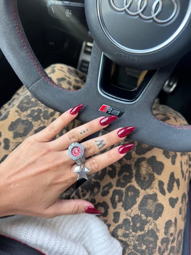 Customer photo review of MILANO RING | SILVER RED