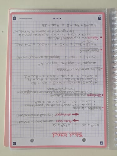 Avis photo d'un client sur Fiches de révision REVISION 2.0 OXFORD # 50 fiches 14,8 x 21 cm - uni blanc