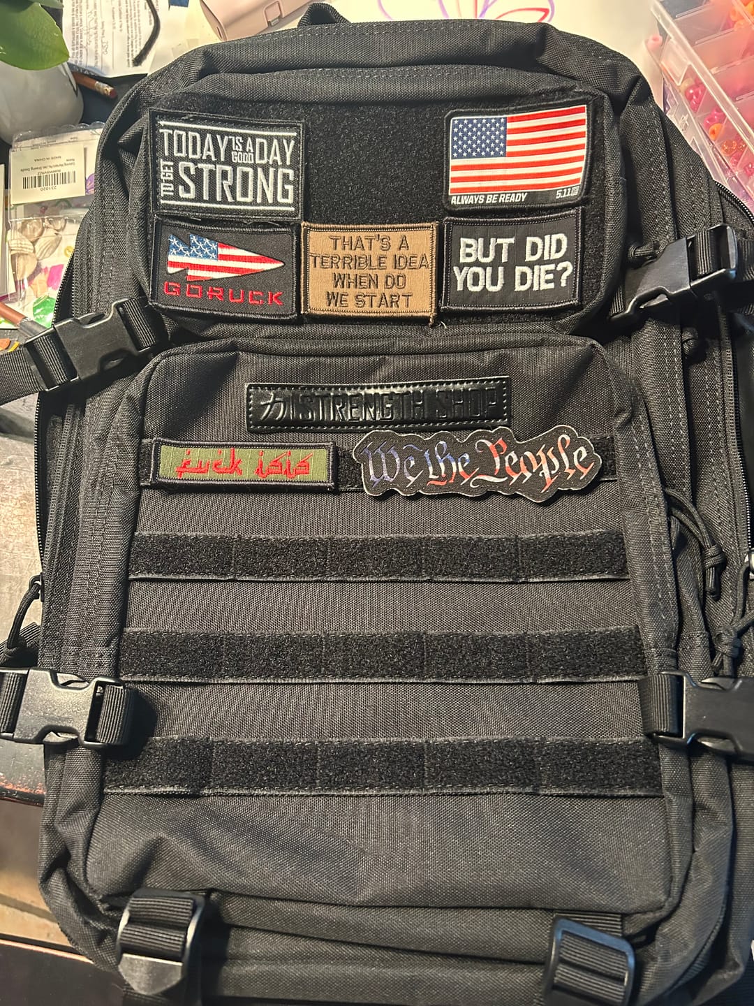Customer photo review of Training Backpack - Black
