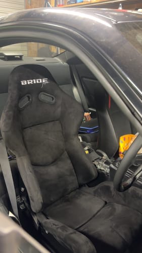 Customer photo review of Bride Stradia II Japan Style Alcantara Recliner Seat - ADR Approved