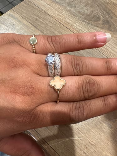 Customer photo review of 14K Women's Fancy Round Ring JTJ™