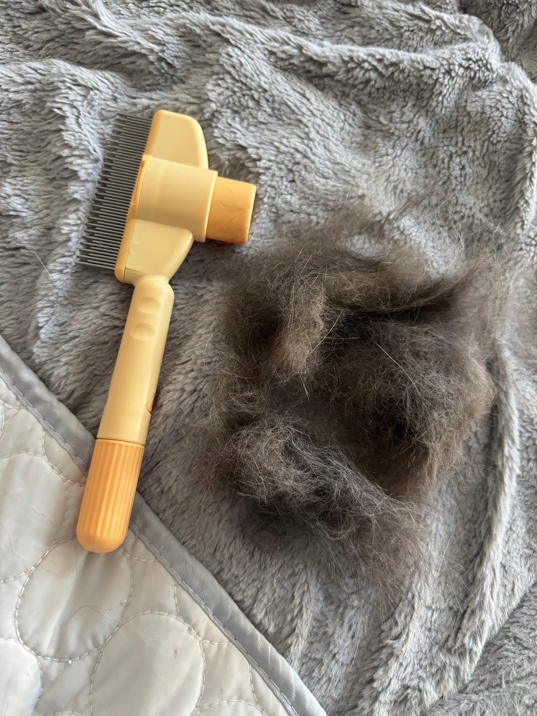 Customer photo review of Fur Lightning Brush