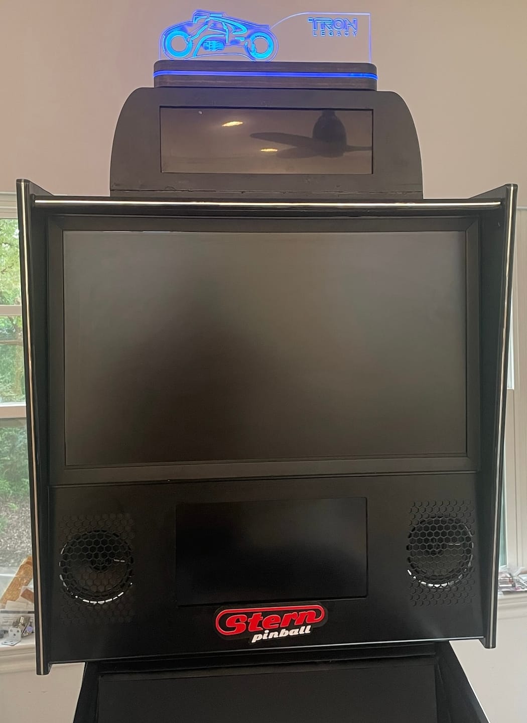 Customer photo review of Virtual pinball Cabinet Stern Style powder coated DMD/Speaker Panel Cover