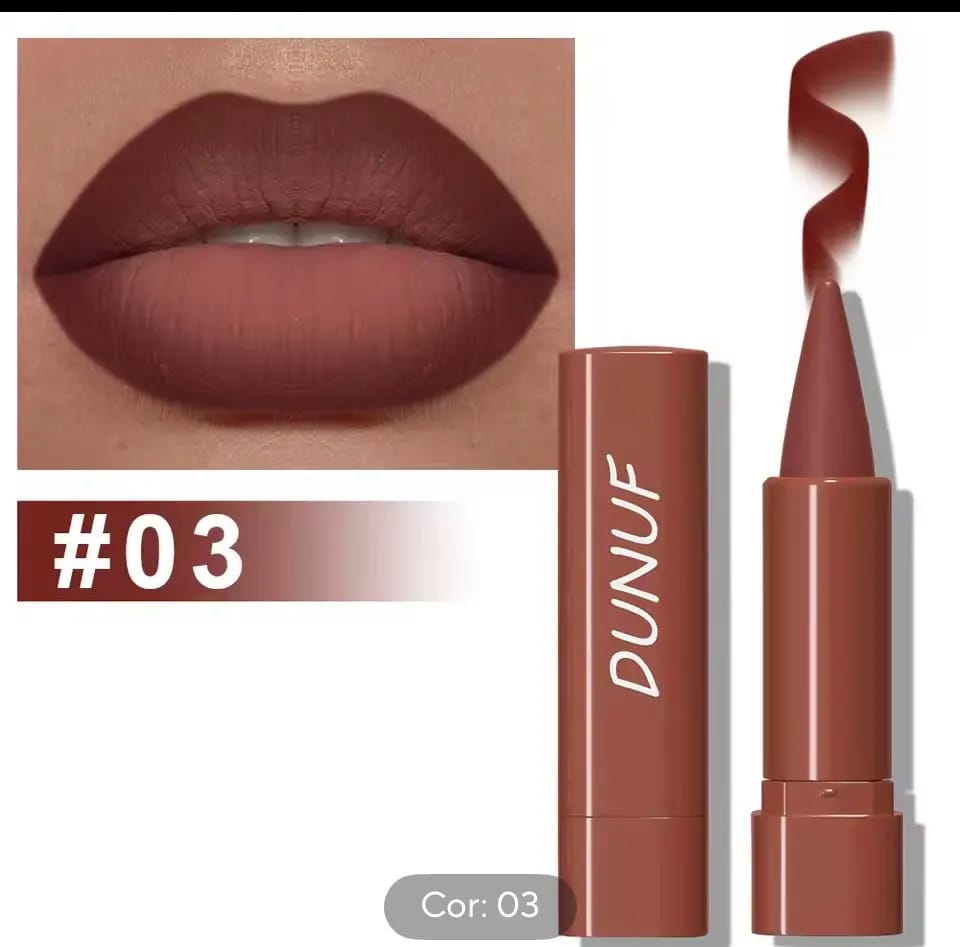 Customer photo review of Matte Velvet Gradient Lip Liner Pen Glide — Warm Terracotta-Brown | KIMLUD
