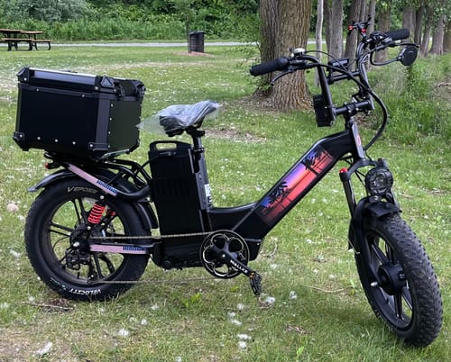 Customer photo review of 2025 Wallke H7 Step-Thru | 3200W Ebike 40/60Ah Battery