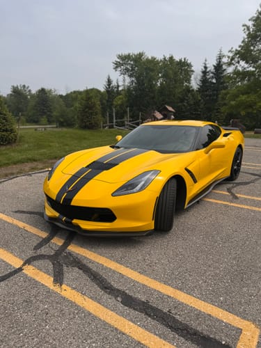 Customer photo review of Corvette C7 Stingray Package Rear Spoiler