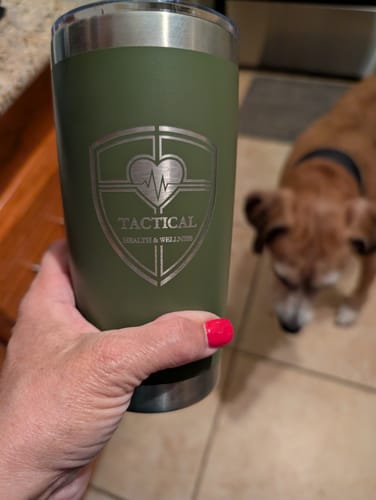 Customer photo review of (6 Pieces) Custom Laser Engraved - 20oz Tumblers