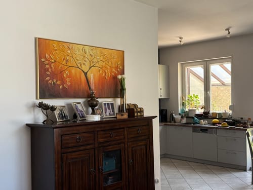 Customer review photo for Plaster Art Texture Painting #SG259