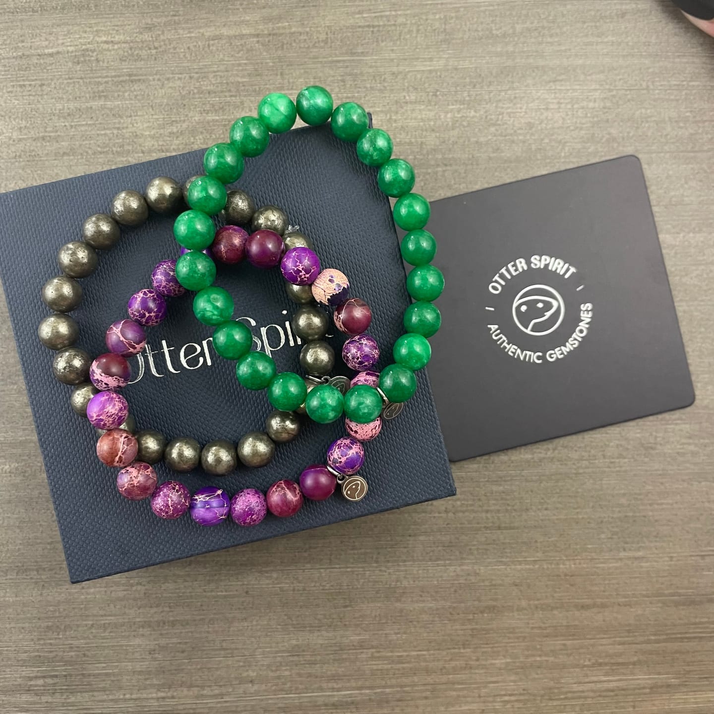 Customer photo review of Green Jade Bracelet