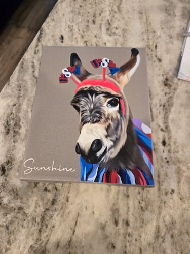 Customer photo review of Pet Art Canvas Wrap