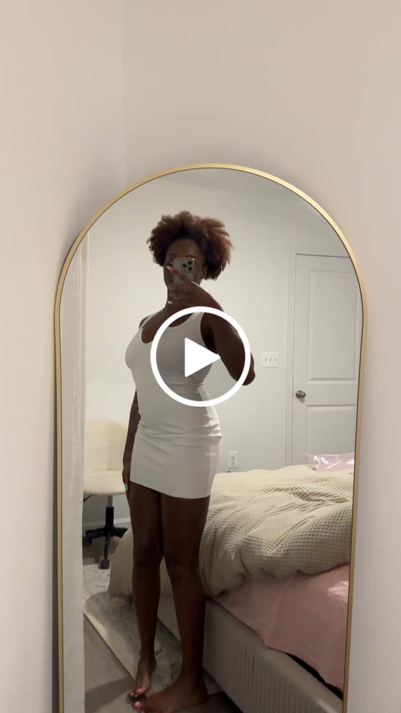 Customer video review of TANK DRESS