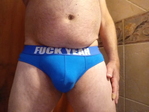 Customer photo review of BLUE ORIGINAL BRIEF