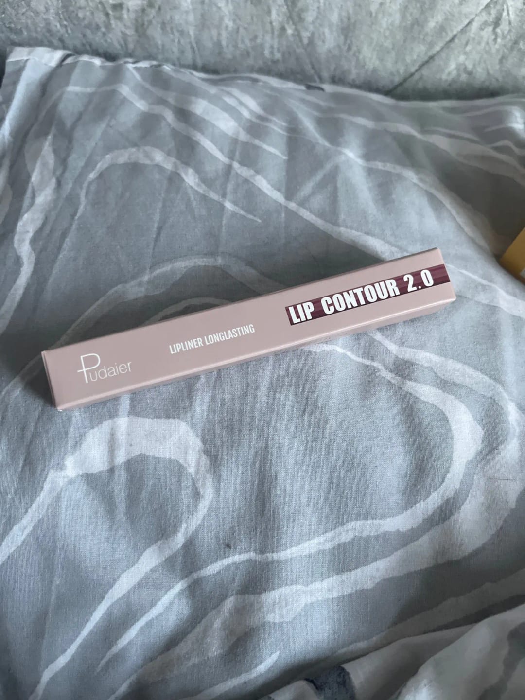 Customer photo review of Wooden Matte Lip Liner Non Feathering — Nude Brown | KIMLUD