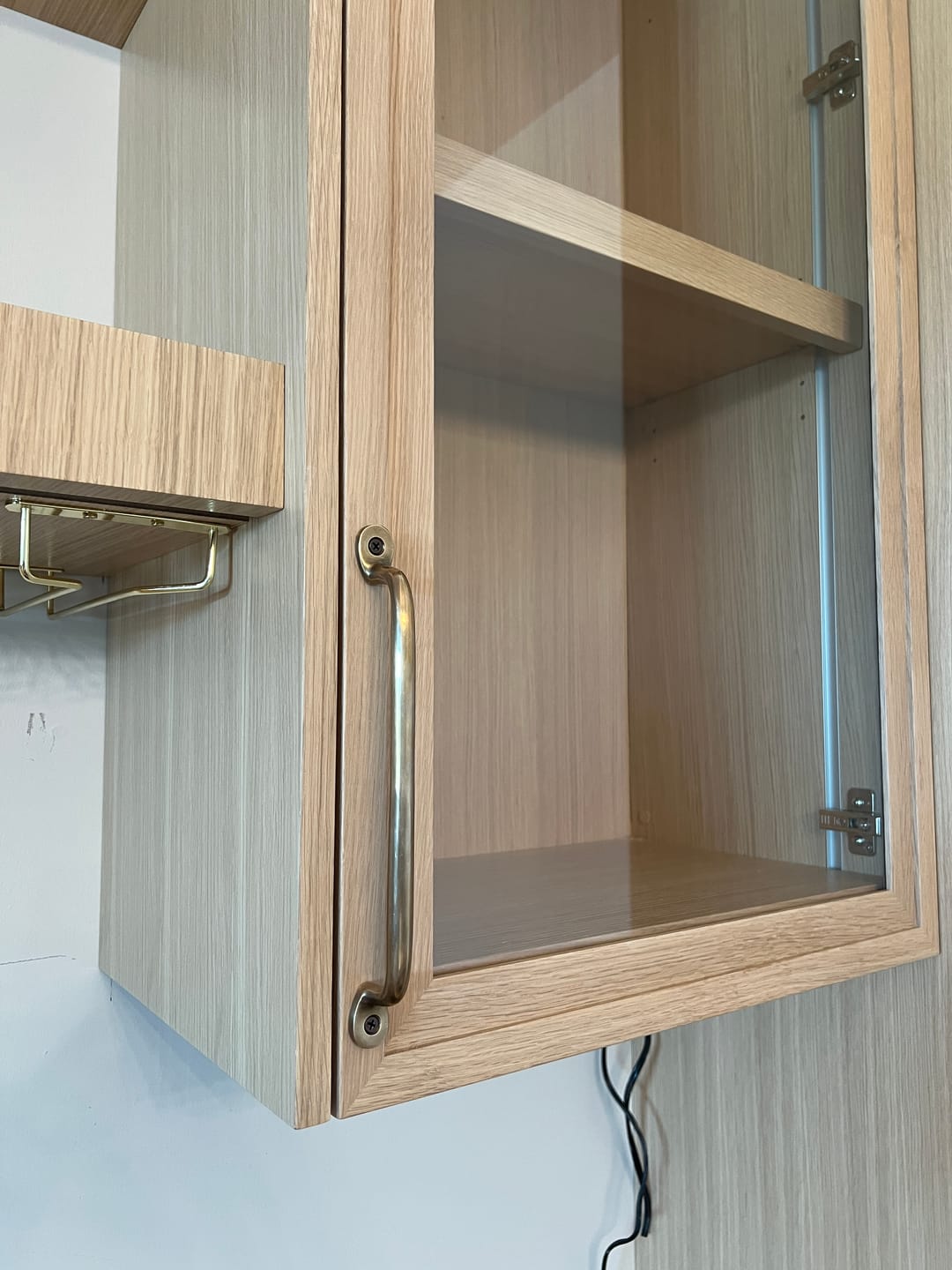 Customer photo review of Serene Cabinet Pulls - Antique Brass