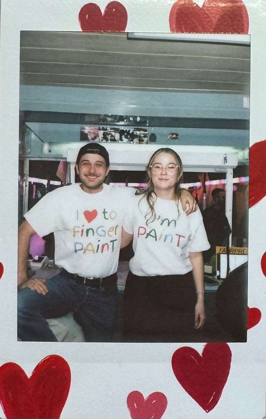Customer photo review of I Love To Finger Paint T-Shirt