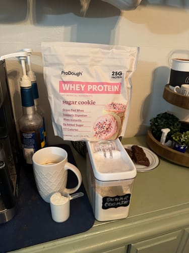 Customer photo review of Gourmet Whey Protein Powders