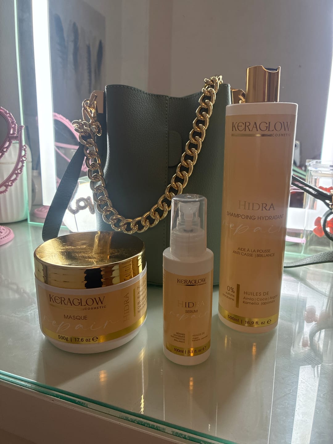 Customer photo review of Pack Kera Glow Indien