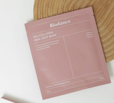 Customer photo review of Nakts hidrogela maska ar kolagēnu Biodance Bio-Collagen Real Deep Mask
