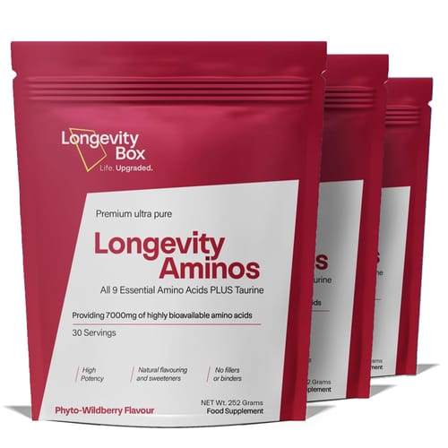 Customer photo review of Longevity Essential Amino Acids