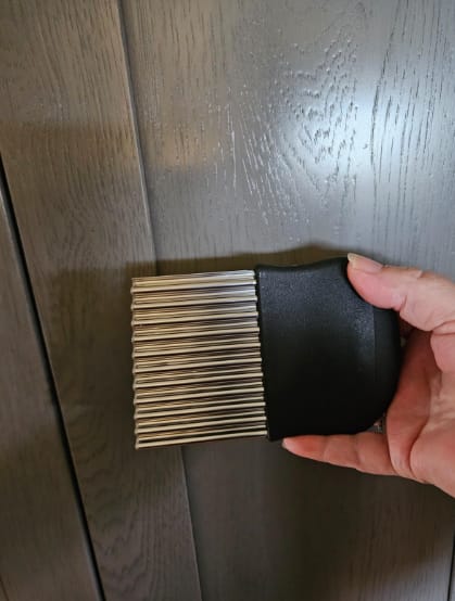 Customer photo review of Stainless Steel Crinkle Cutter