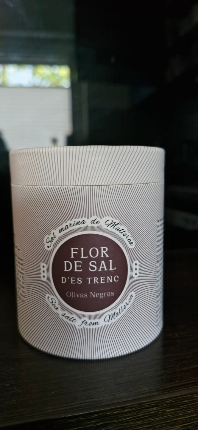 Customer photo review of Flor de Sal d'Es Trenc Olivas Negras, 150g, Bio
